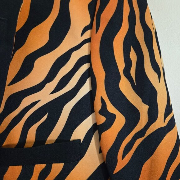 Shinesty The Make Them Purr Tiger Print Suit Statement Piece Size 38/31/32 - Picture 11 of 16